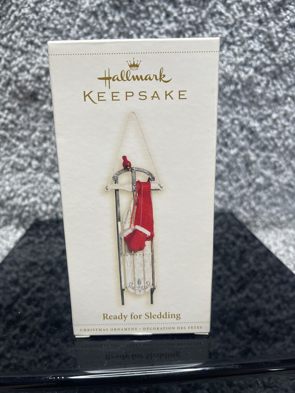 Hallmark 2006 Ready For Sledding w/Cardinal Winter Garden Collection Ornament